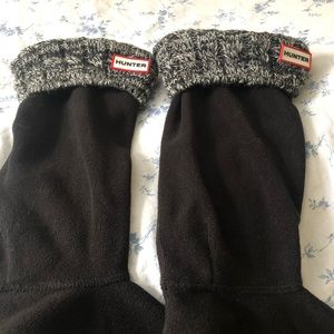 Hunter tall boot sock worn twice